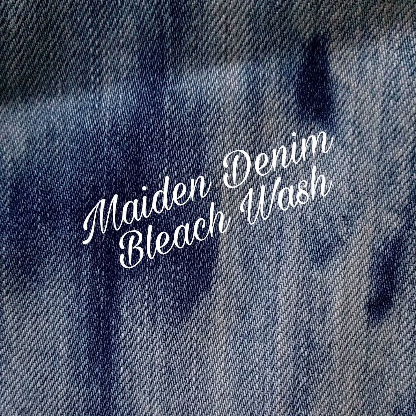 Denim Square Stud Bead Tassel Earrings- Gold plated Jean PEARL