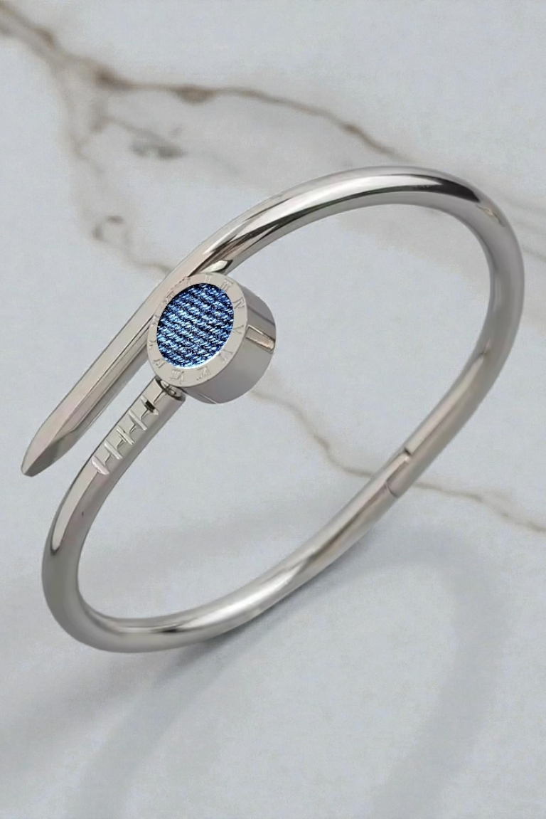 Denim Bracelet- Stainless steel 18K Gold jean nail bracelet