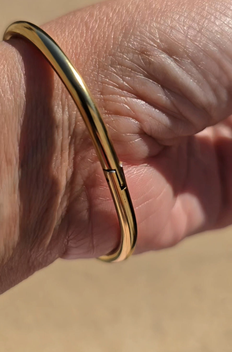 Denim Bracelet- Stainless steel 18K Gold jean nail bracelet